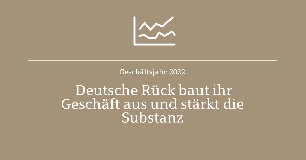 Deutsche Rück: Deutsche Rück Konzern: Geschäftsjahr 2022